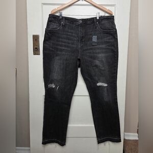 SIZE 16 KUT from the Kloth jeans, Rachael High Rise Fab Ab Mom Jean NWT B63